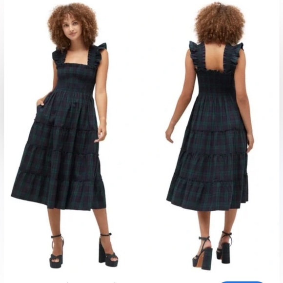 Hill House Blackwatch Ellie Nap Dress-small - Picture 2 of 13